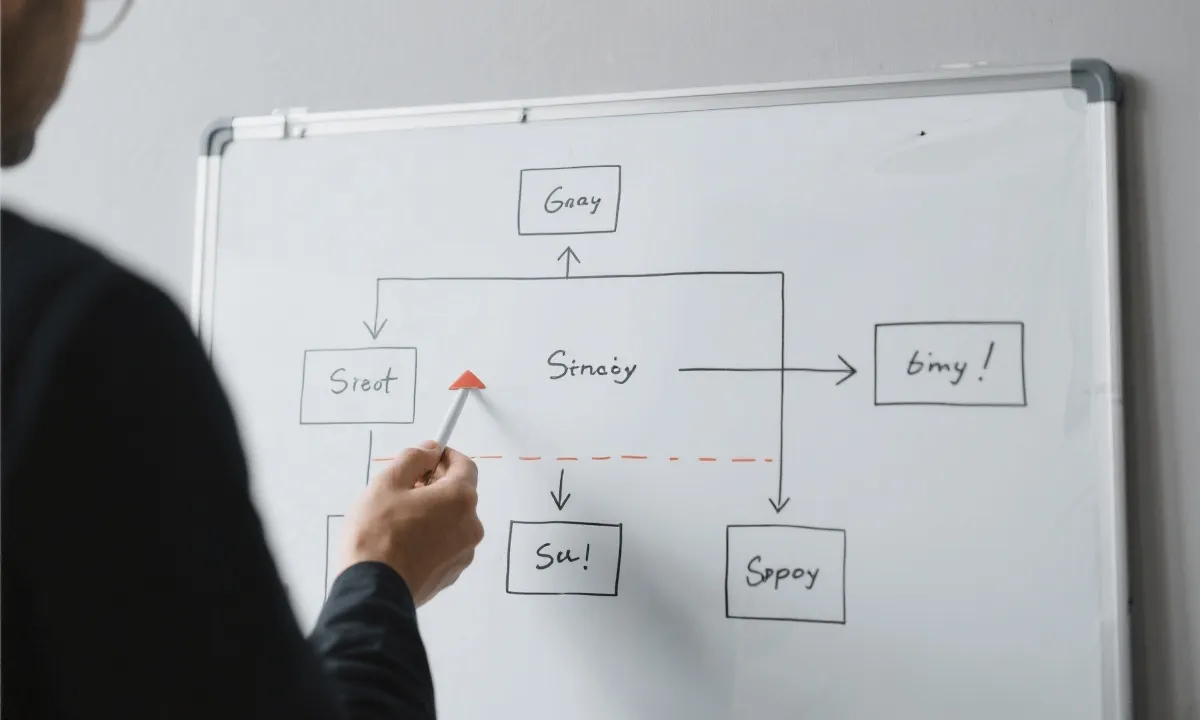 策略白板示意图