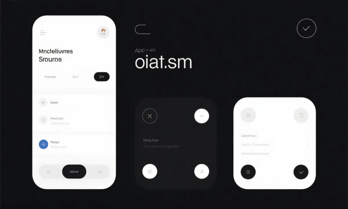 移动端策略应用界面示意